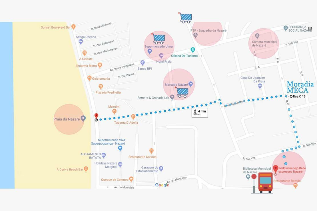 Moradia Meca - Casas Para Ferias نازاريه المظهر الخارجي الصورة
